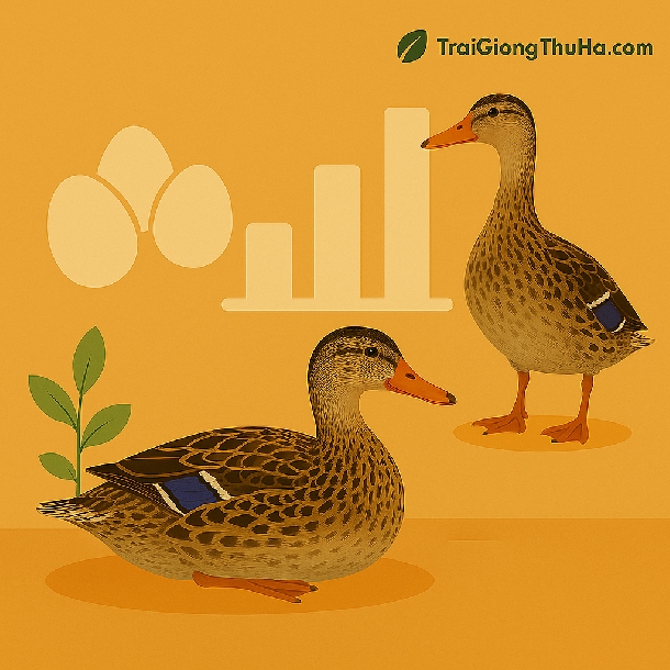 So Sánh Hiệu Quả Kinh Tế Vịt Siêu Trứng Triết Giang Cổ Cò Và Vịt Trứng Thường