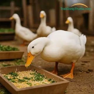 Thức Ăn Cho Vịt Supper Mau Lớn: Khẩu Phần Và Cách Cho Ăn Khoa Học