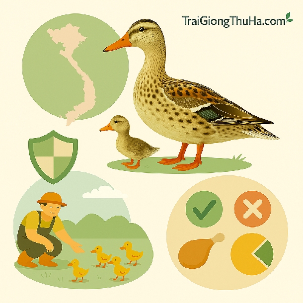Tổng Quan Về Vịt Bầu – Giống Vịt Đặc Sản Dễ Nuôi, Thịt Ngon, Chống Chịu Tốt