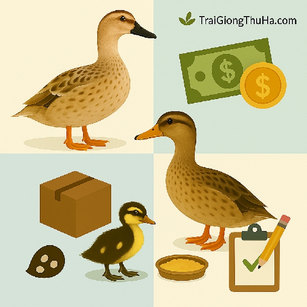 Báo Giá Vịt Bầu Đất – Mua Giống Ở Đâu Uy Tín? Kỹ Thuật Nuôi Từ A–Z