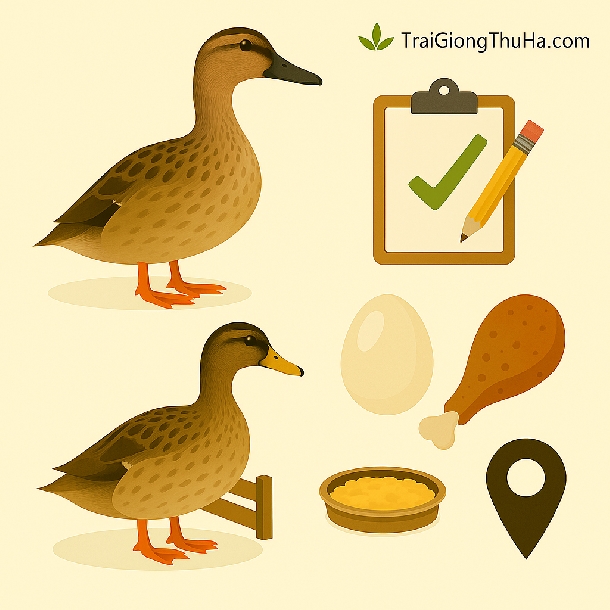 Vịt Bầu Đất (Bầu Đen 4 Chấm) Có Tốt Không? Kinh Nghiệm Chăn Nuôi & Địa Chỉ Mua Giống Uy Tín