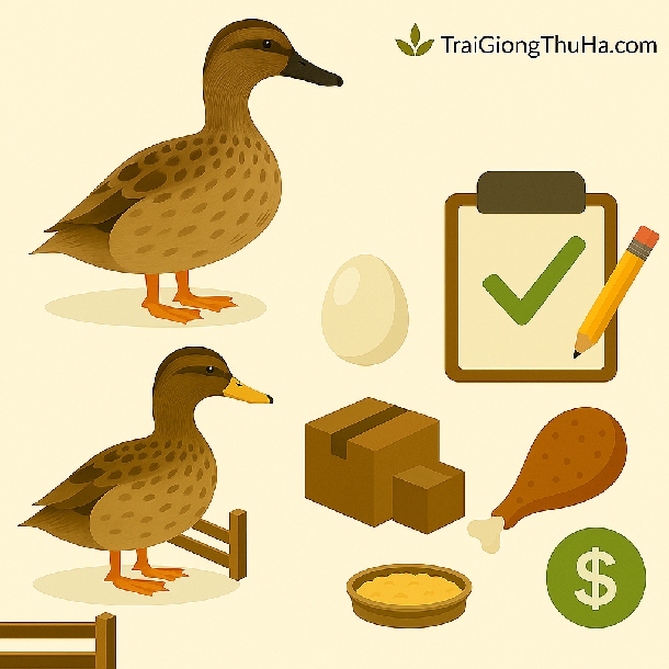 Mô Hình Nuôi Vịt Bầu Đen 4 Chấm Theo Chuỗi Liên Kết – Giải Pháp Bền Vững Cho Nông Hộ