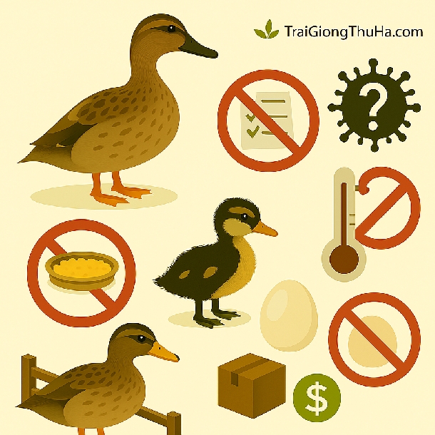 5 Sai Lầm Khi Nuôi Vịt Bầu Bến Mà Nhiều Người Mắc Phải – Cách Phòng Tránh Hiệu Quả