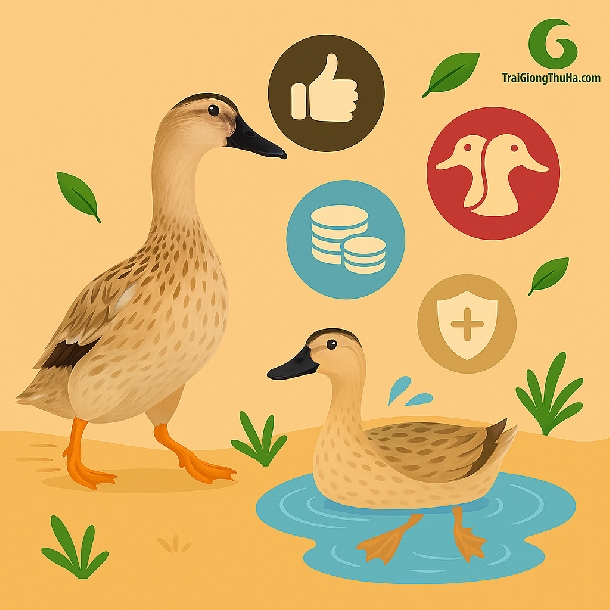 5 Lý Do Khiến Vịt Bầu Bến Trở Thành Giống Vịt Bán Chạy Nhất Vùng Trung Du