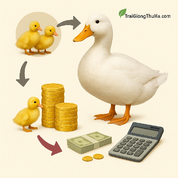 Nuôi Vịt Bầu Lai Bơ Bao Lâu Xuất Bán? Tỷ Lệ Lời Lỗ Thực Tế Từ Nông Hộ