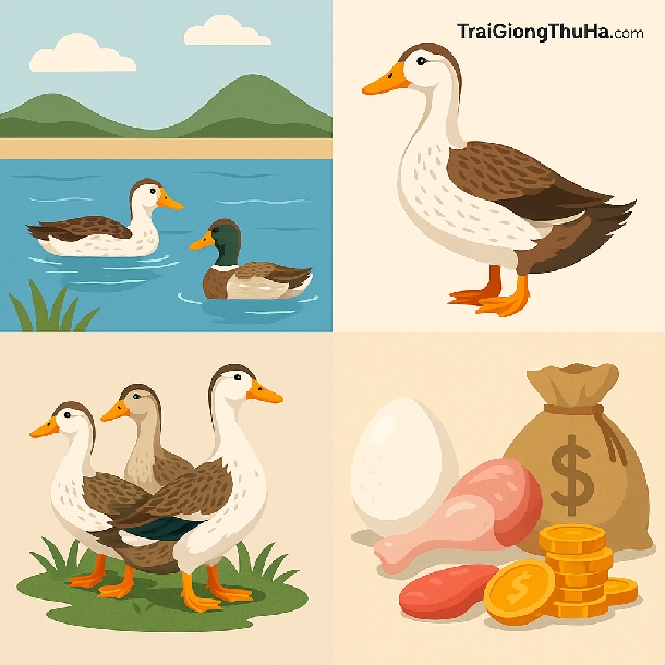 Giống Vịt Bầu Biển Nuôi Được Ở Nước Mặn, Lợ, Ngọt Có Tốt Không?