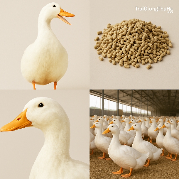 Khám Phá Giống Vịt Siêu Nạc Grimaud Từ Pháp – Có Gì Đặc Biệt Mà Nhiều Trang Trại Ưa Chuộng?