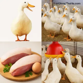Vịt Siêu Nạc Grimaud – Giống Vịt Công Nghiệp Mang Lại Lợi Nhuận Cao