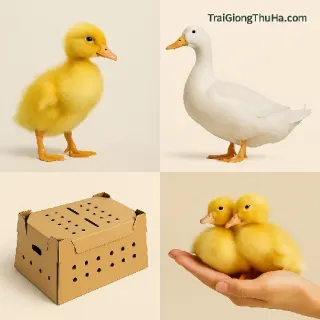 Vịt Anh Đào - Vịt Cherry Giống Giá Bao Nhiêu 1 Con? Địa Chỉ Mua Giống Uy Tín Giao Hàng Toàn Quốc