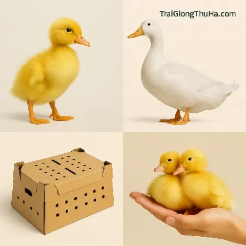 Vịt Anh Đào - Vịt Cherry Giống Giá Bao Nhiêu 1 Con? Địa Chỉ Mua Giống Uy Tín Giao Hàng Toàn Quốc