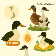 Toàn Bộ Thông Tin Về Vịt Siêu Trứng CV 2000 Layer: Nguồn Gốc, Đặc Điểm, Hiệu Quả Kinh Tế