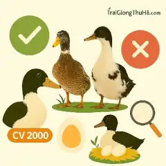 Vịt CV 2000 Layer Có Tốt Không? Phân Tích Ưu Nhược Điểm Từ Thực Tế Chăn Nuôi