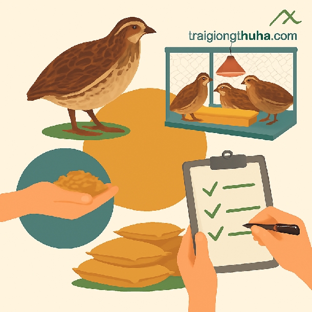 Hướng Dẫn Chăn Nuôi Chim Cút Từ A–Z: Từ Chọn Giống Tới Thu Lãi Cao