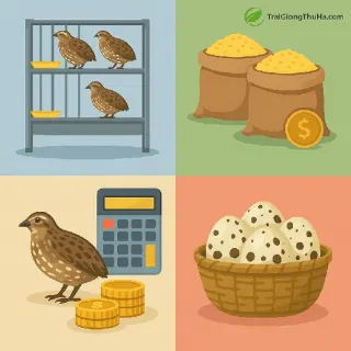 Chi Phí Nuôi 1000 Con Chim Cút: Cần Bao Nhiêu Vốn? Lãi Bao Nhiêu Một Tháng?
