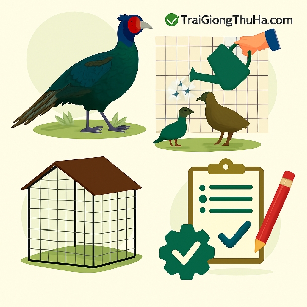 Nuôi Chim Trĩ Xanh Trong Chuồng Lưới: Hướng Dẫn Thiết Kế, Chăm Sóc Và Phòng Bệnh Hiệu Quả