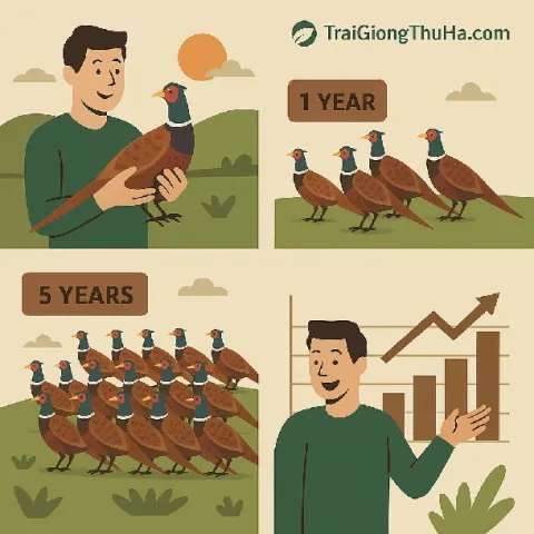 Chia Sẻ Kinh Nghiệm 5 Năm Nuôi Chim Trĩ: Từ 50 Con Đến Trang Trại 5.000 Con
