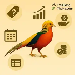 Chim Trĩ Đỏ 7 Màu Giá Bao Nhiêu 1 Cặp? Bảng Giá Mới Nhất