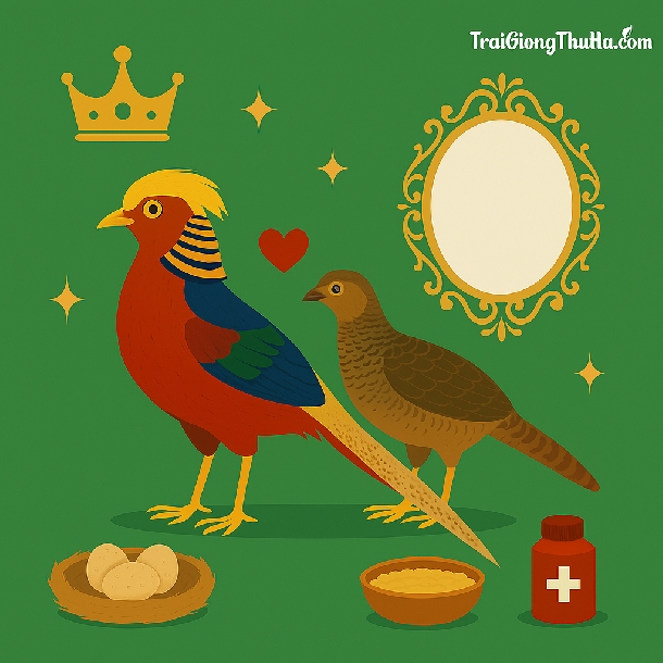 Chim Trĩ Đỏ 7 Màu – Loài Chim Quý Tộc Cảnh Cao Cấp Được Giới Sành Chơi Săn Lùng