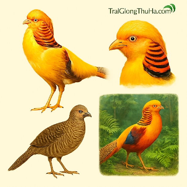 Vẻ Đẹp Chim Trĩ 7 Màu Vàng – Loài Cảnh Quý Giá Được Săn Đón Tại Việt Nam