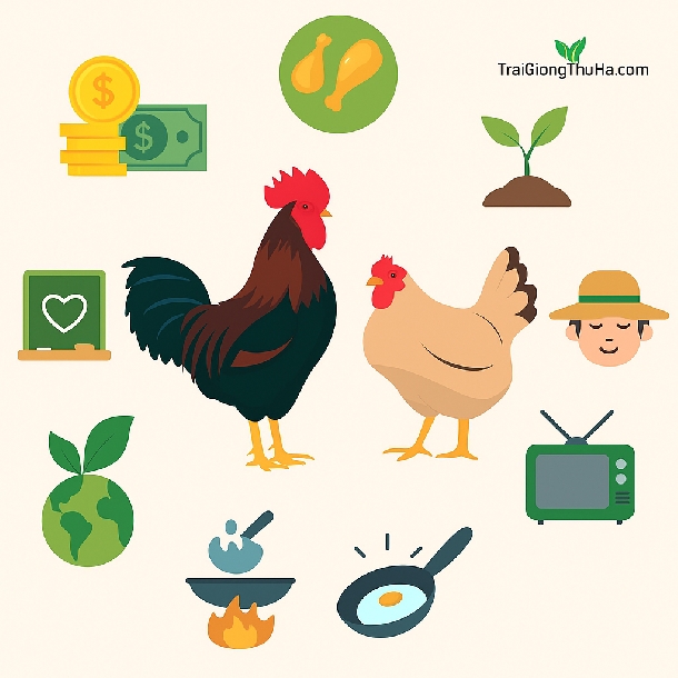 Lợi Ích Khi Nuôi Gà Mía Sơn Tây Giống Cho Hộ Chăn Nuôi