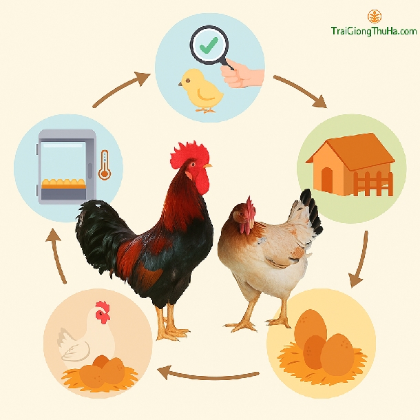 Quy Trình Chọn Lọc và Nhân Giống Gà Mía Sơn Tây Chuẩn