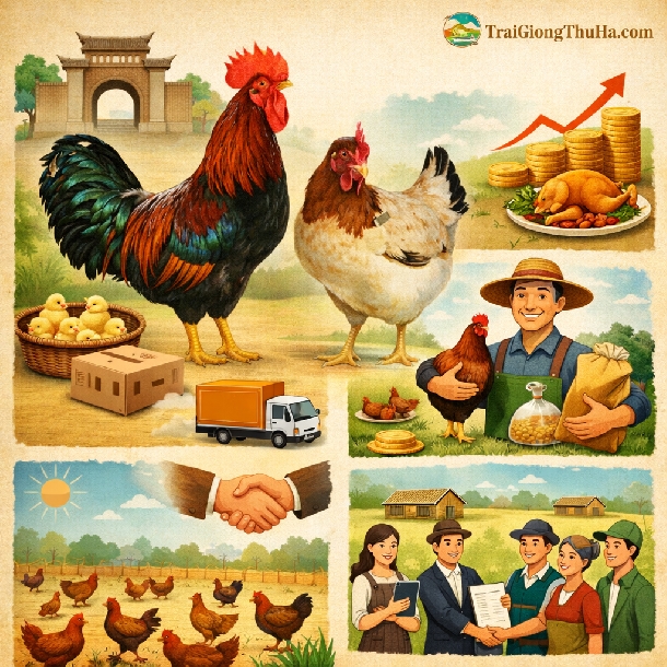 Gà Mía Sơn Tây Giống – Thương Hiệu Gà Bản Địa Nổi Tiếng Sơn Tây