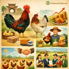 Gà Mía Sơn Tây Giống – Thương Hiệu Gà Bản Địa Nổi Tiếng Sơn Tây