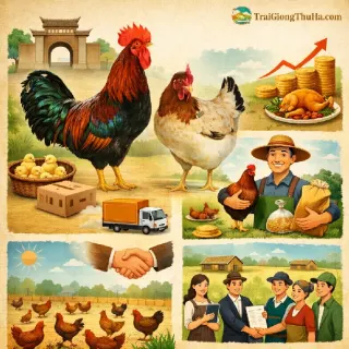 Gà Mía Sơn Tây Giống – Thương Hiệu Gà Bản Địa Nổi Tiếng Sơn Tây