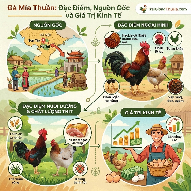 Gà Mía Thuần: Đặc Điểm, Nguồn Gốc & Giá Trị Kinh Tế Cao Nhất