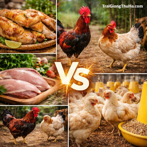 Gà Mía Thuần Có Ngon Không? Ưu Điểm So Với Giống Lai